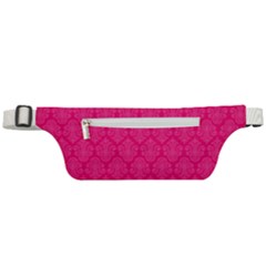 Pink Pattern, Abstract, Background, Bright Active Waist Bag by nateshop