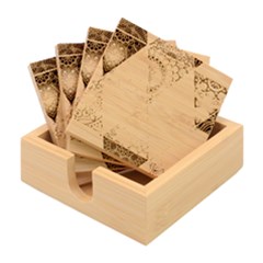 Texture With Triangles Bamboo Coaster Set by nateshop
