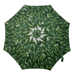 Tropical Leaves Hook Handle Umbrellas (medium) by goljakoff