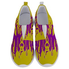 Yellow And Purple In Harmony No Lace Lightweight Shoes by pepitasart