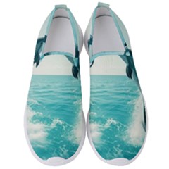 Dolphin Sea Ocean Men s Slip On Sneakers by Cemarart