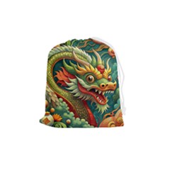 Chinese New Year ¨c Year Of The Dragon Drawstring Pouch (medium)