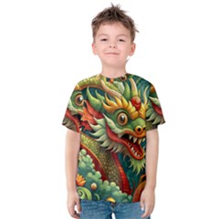 Chinese New Year ¨c Year Of The Dragon Kids  Cotton T-shirt