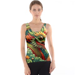 Chinese New Year ¨c Year Of The Dragon Women s Basic Tank Top