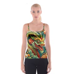 Chinese New Year ¨c Year Of The Dragon Spaghetti Strap Top
