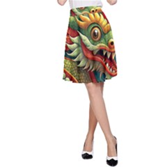 Chinese New Year ¨c Year Of The Dragon A-line Skirt