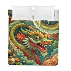 Chinese New Year ¨c Year Of The Dragon Duvet Cover Double Side (full/ Double Size)