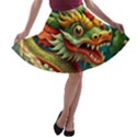 Chinese New Year – Year of the Dragon A-line Skater Skirt View1