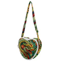 Chinese New Year ¨c Year Of The Dragon Heart Shoulder Bag