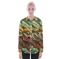 Chinese New Year ¨c Year Of The Dragon Womens Long Sleeve Shirt