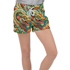 Chinese New Year ¨c Year Of The Dragon Women s Velour Lounge Shorts