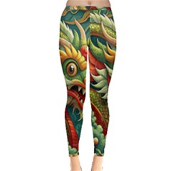 Chinese New Year ¨c Year Of The Dragon Inside Out Leggings