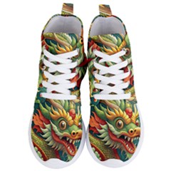 Chinese New Year ¨c Year Of The Dragon Women s Lightweight High Top Sneakers
