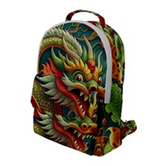 Chinese New Year ¨c Year Of The Dragon Flap Pocket Backpack (large)