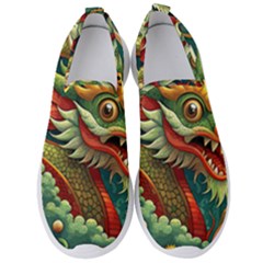 Chinese New Year ¨c Year Of The Dragon Men s Slip On Sneakers by Valentinaart
