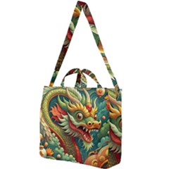 Chinese New Year ¨c Year Of The Dragon Square Shoulder Tote Bag