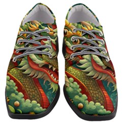 Chinese New Year ¨c Year Of The Dragon Women Heeled Oxford Shoes