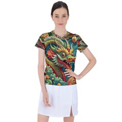 Chinese New Year ¨c Year Of The Dragon Women s Sports Top