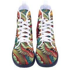 Chinese New Year ¨c Year Of The Dragon Kid s High-top Canvas Sneakers