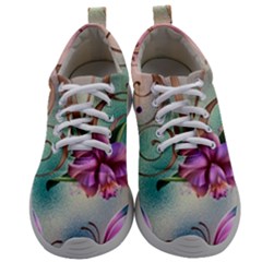 Love Amour Butterfly Colors Flowers Text Mens Athletic Shoes by Grandong