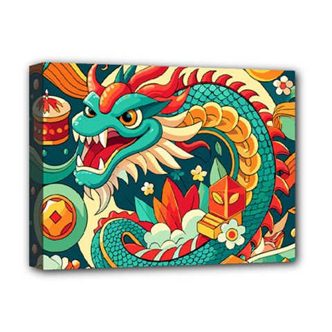 Chinese New Year ¨c Year Of The Dragon Deluxe Canvas 16  X 12  (stretched) 