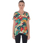 Chinese New Year – Year of the Dragon Cut Out Side Drop T-Shirt