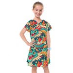Chinese New Year – Year of the Dragon Kids  Drop Waist Dress
