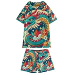 Chinese New Year – Year of the Dragon Kids  Swim T-Shirt and Shorts Set