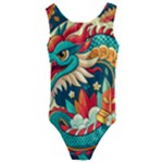 Chinese New Year – Year of the Dragon Kids  Cut-Out Back One Piece Swimsuit