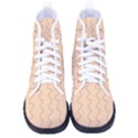 Lines Pattern Wiggly Minimal Print Men s High-Top Canvas Sneakers View1