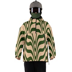 Swirl Pattern Abstract Marble Men s Ski And Snowboard Waterproof Breathable Jacket by Cemarart