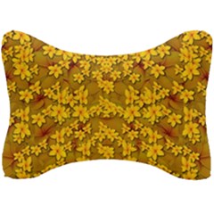 Blooming Flowers Of Lotus Paradise Seat Head Rest Cushion