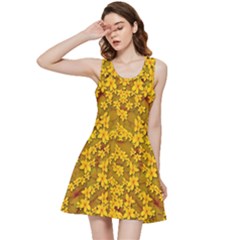 Blooming Flowers Of Lotus Paradise Inside Out Racerback Dress