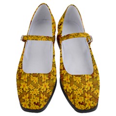 Blooming Flowers Of Lotus Paradise Women s Mary Jane Shoes