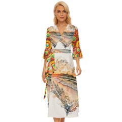 Mandalas-1084082 Ai-generated-7899053 Midsummer Wrap Dress