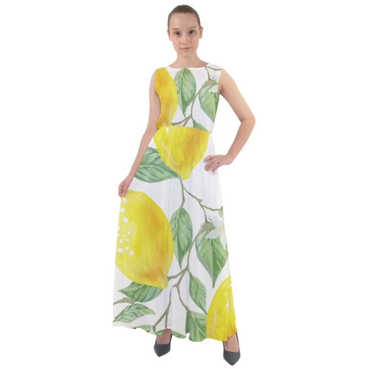 Fruit-2310212 Chiffon Mesh Boho Maxi Dress