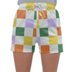 Board Pictures Chess Background Sleepwear Shorts