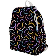Abstract Pattern Wallpaper Top Flap Backpack