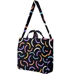 Abstract Pattern Wallpaper Square Shoulder Tote Bag by Maspions