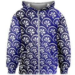 Pattern Floral Flowers Leaves Botanical Kids  Zipper Hoodie Without Drawstring by Maspions