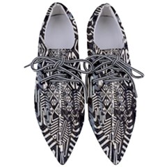1ab Ericksays African Print Women s Pointed Oxford Shoes