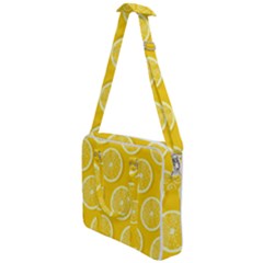 Lemon Fruits Slice Seamless Pattern Cross Body Office Bag by Apen