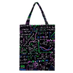 Math Linear Mathematics Education Circle Background Classic Tote Bag by Apen