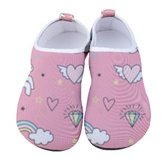Cute Unicorn Seamless Pattern Kids  Sock-style Water Shoes by Apen