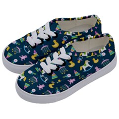 Cute Babies Toys Seamless Pattern Kids  Classic Low Top Sneakers by Apen