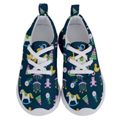 Cute Babies Toys Seamless Pattern Running Shoes by Apen