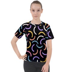 Abstract Pattern Wallpaper Women s Sport Raglan T-shirt