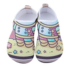 Boy Astronaut Cotton Candy Childhood Fantasy Tale Literature Planet Universe Kawaii Nature Cute Clou Men s Sock-style Water Shoes by Maspions