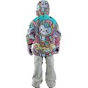 Boy Astronaut Cotton Candy Childhood Fantasy Tale Literature Planet Universe Kawaii Nature Cute Clou Women s Zip Ski and Snowboard Waterproof Breathable Jacket View4