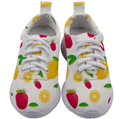 Strawberry Lemons Fruit Kids Athletic Shoes by Askadina